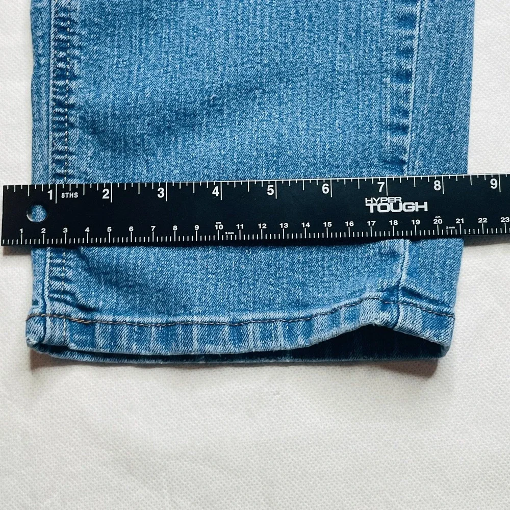 Just My Size JMS Skinny Jeans Womens 18W M Plus Size Blue Stretch Denim Casual - Picture 9 of 14